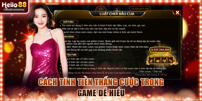 Cách tính tiền thắng cược trong game dễ hiểu