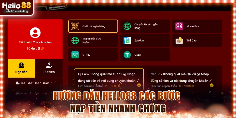 Quy trình thực hiện biến động số dư an toàn, hiệu quả